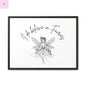 Fairies Canvas, Framed (Multi-color) - The flirty crow