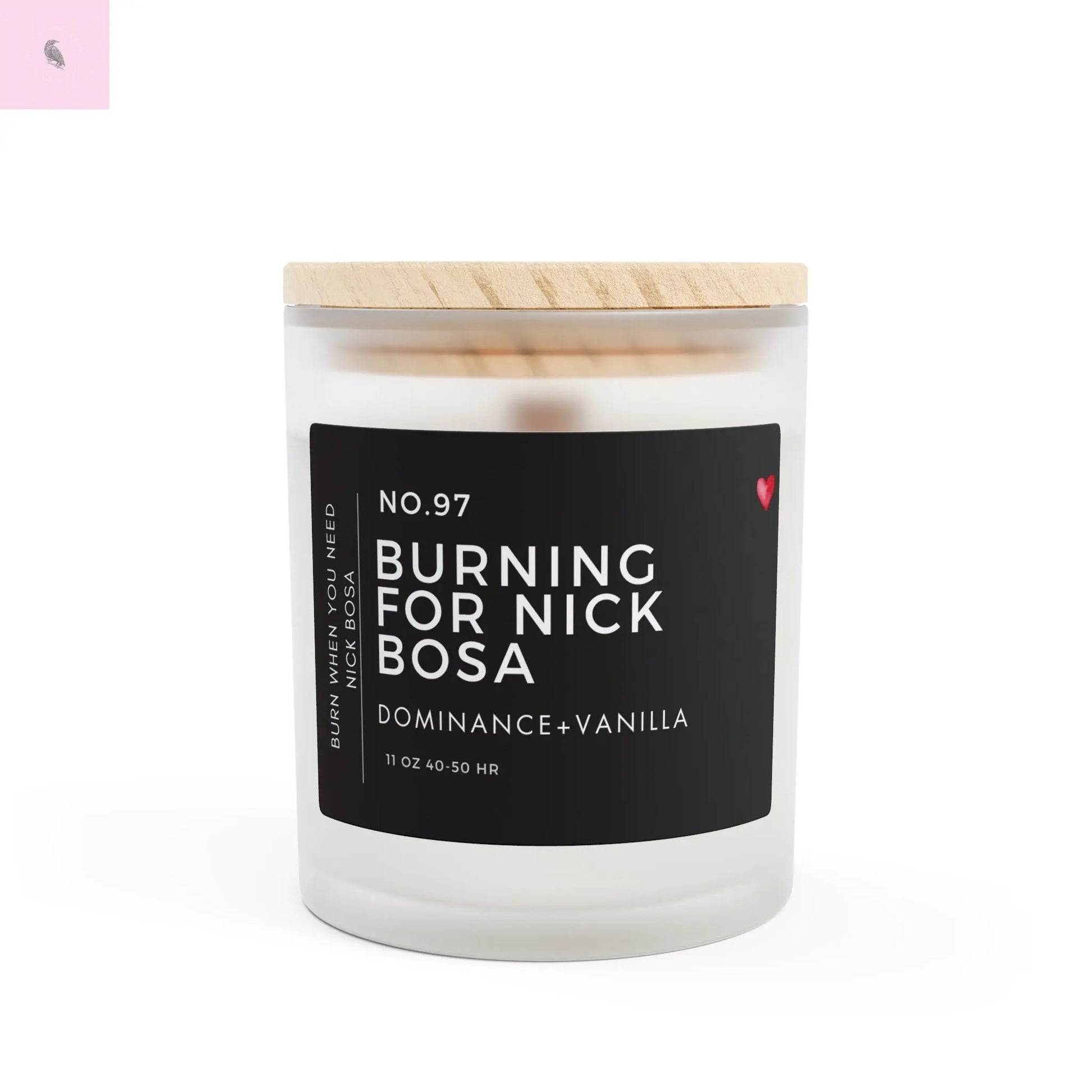 Football Fan nick bosa, Glass Candle the flirty crow