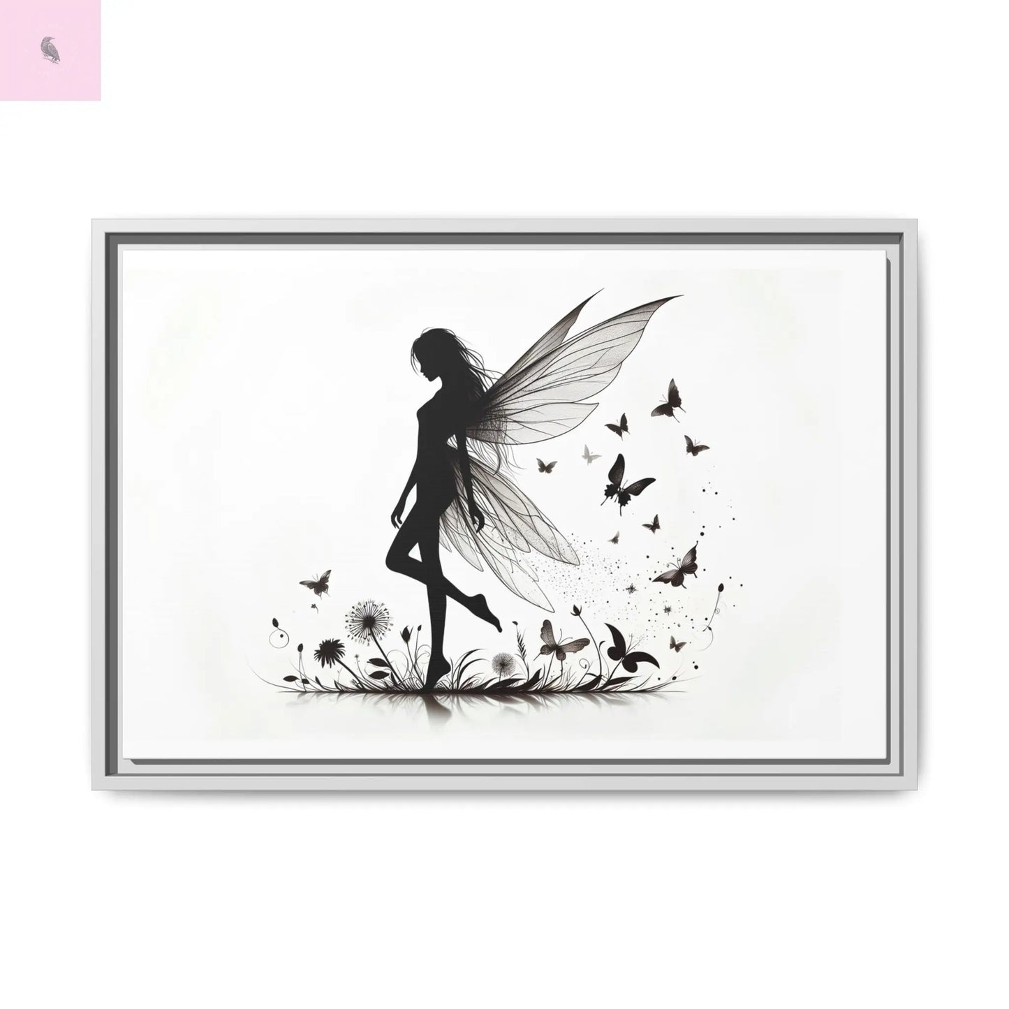Fairy Canvas Wall Art - The flirty crow