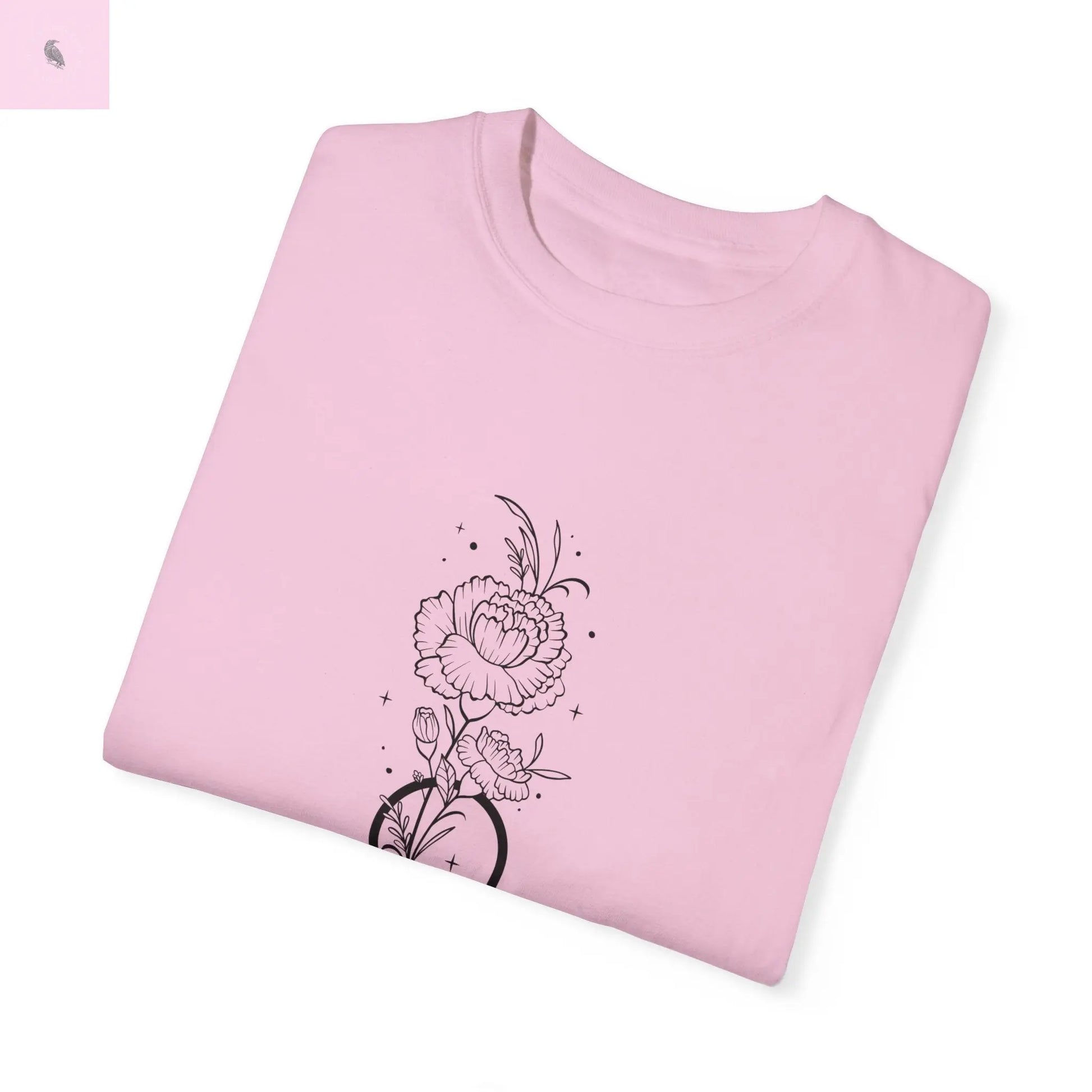 Libra Birthday Flower Unisex  Tee The flirty crow
