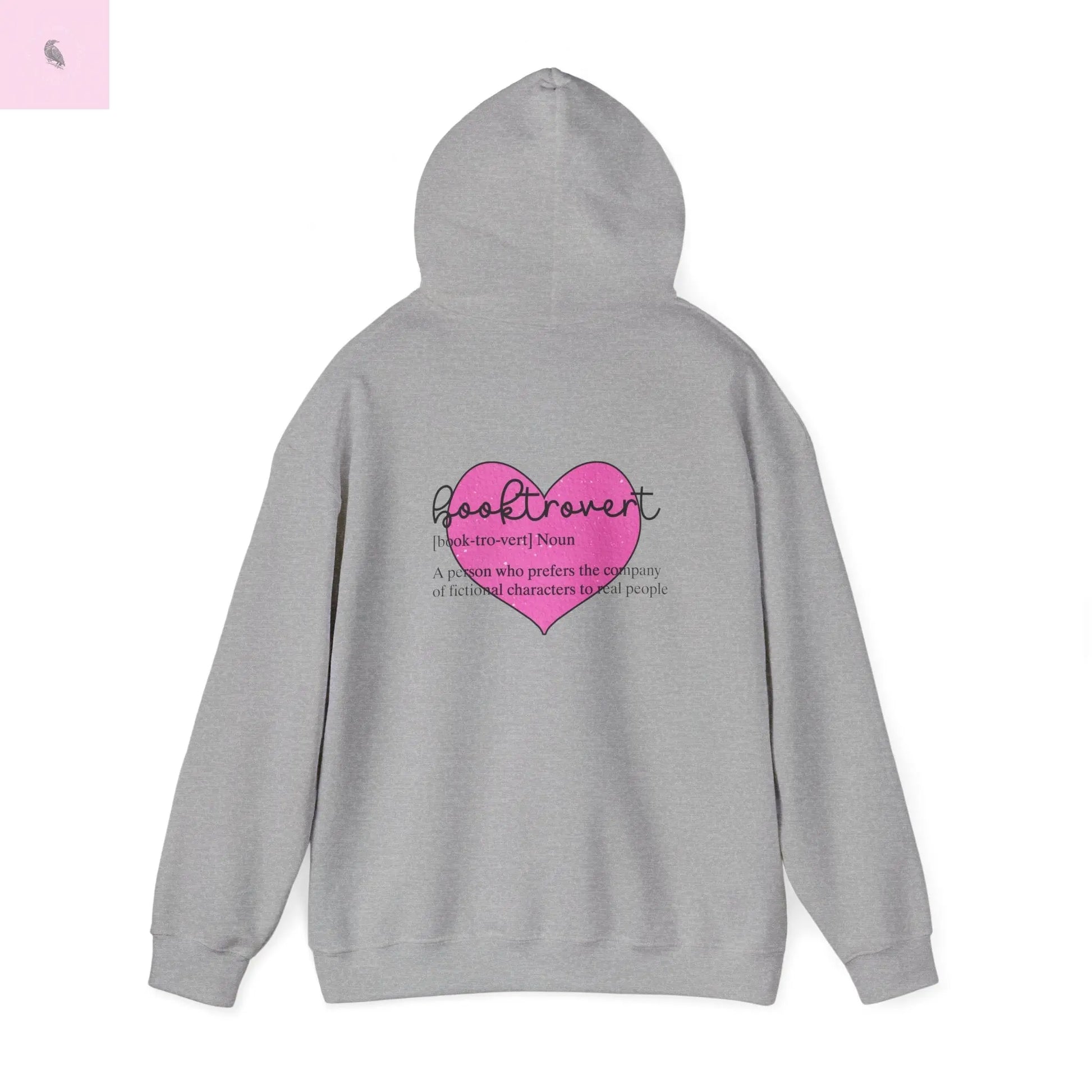 Book Lovers Hooded Sweatshirt, Booktrovert Gift for Readers, reading lovers hoodie, book club sweatshirt Printify