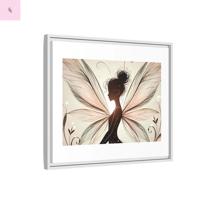 Framed Canvas Fairy wall art - The flirty crow