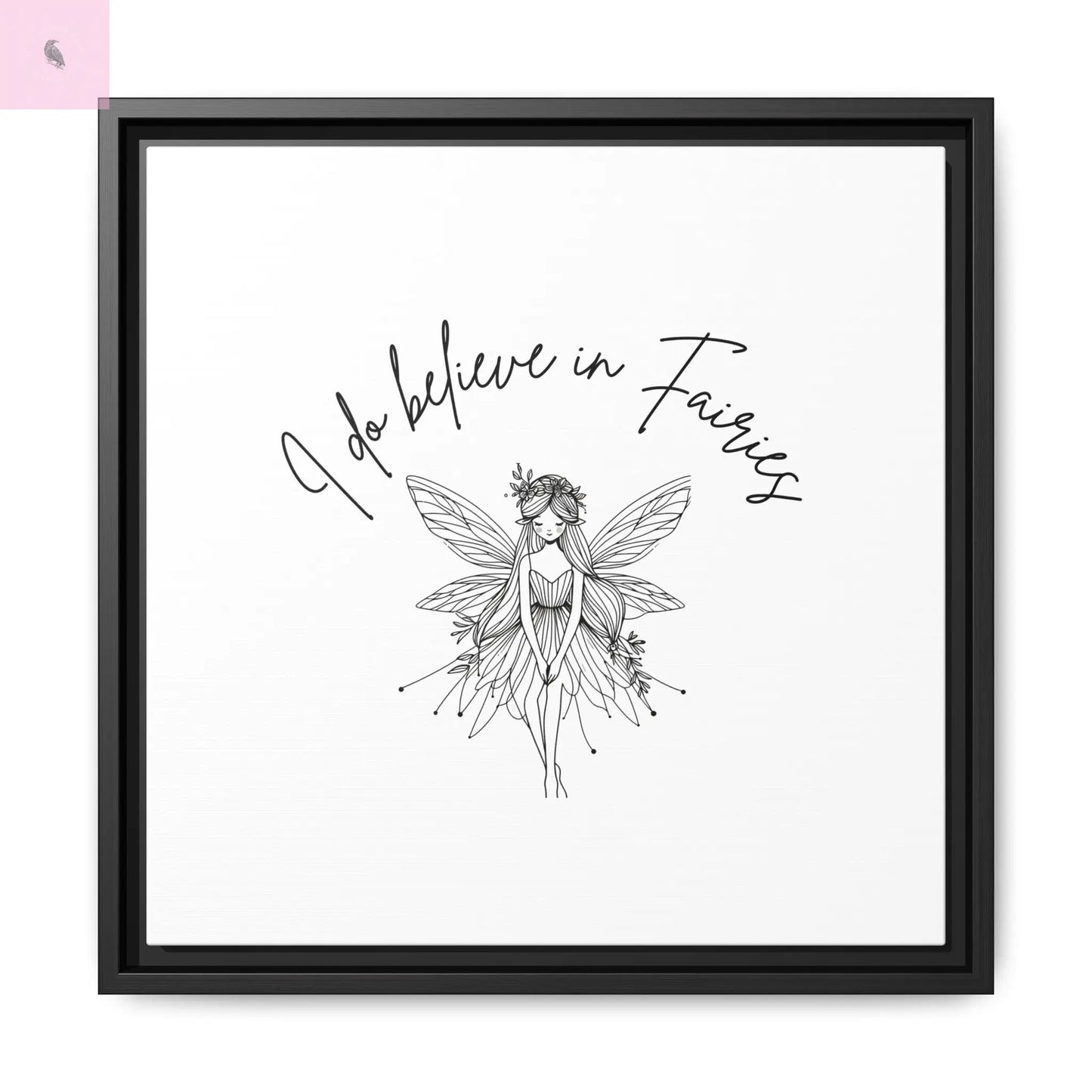 Fairies Canvas, Framed (Multi-color) - The flirty crow