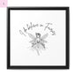 Fairies Canvas, Framed (Multi-color) - The flirty crow