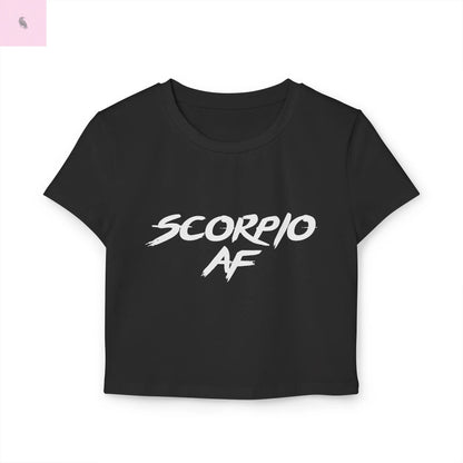 Baby Tee - Scorpio Lovers Star Sign Women's T-Shirt the flirty crow