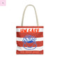 Café Tote Bag,  Coffee Lover's bag, Croissant lover, Gift for her, Grocery tote, farmers market , Traveler gift, Artisan Design The flirty crow