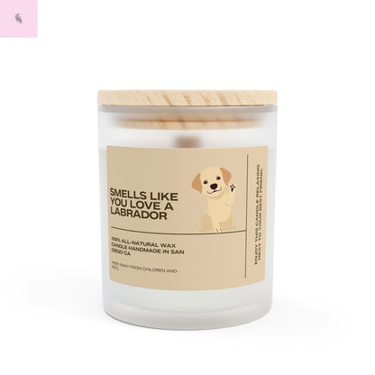 Candle Labrador Lover 11oz the flirty crow