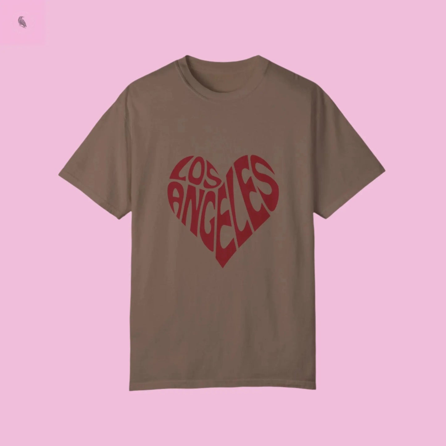 Los Angeles Heart Unisex Custom Colors  T-Shirt the flirty crow