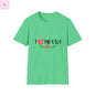 I Love Mexico  Unisex tee,  cotton summer T-Shirt, Travel Shirt, Gift for Mexico Lovers, Mexico Apparel,  Vacation Tee, Hispanic Heritage Tee Printify