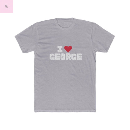 I love George Kittle  Cotton Tee, Unisex  George Kittle Shirt, Casual Everyday Game shirt,  Gift for Him/Her, 49er fan Top, The flirty crow
