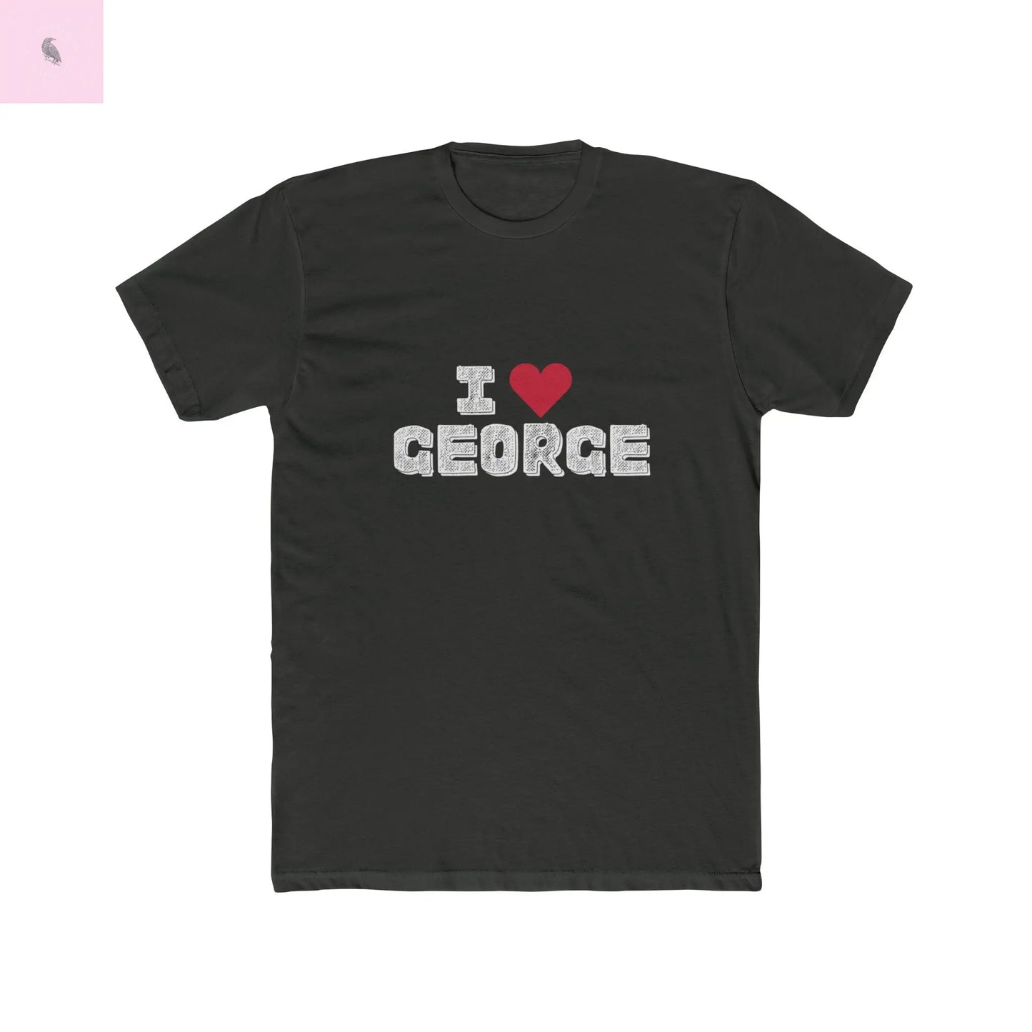 I love George Kittle  Cotton Tee, Unisex  George Kittle Shirt, Casual Everyday Game shirt,  Gift for Him/Her, 49er fan Top, The flirty crow