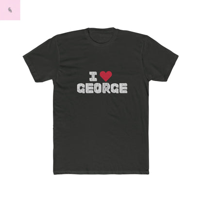 I love George Kittle  Cotton Tee, Unisex  George Kittle Shirt, Casual Everyday Game shirt,  Gift for Him/Her, 49er fan Top, The flirty crow