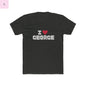 I love George Kittle  Cotton Tee, Unisex  George Kittle Shirt, Casual Everyday Game shirt,  Gift for Him/Her, 49er fan Top, The flirty crow