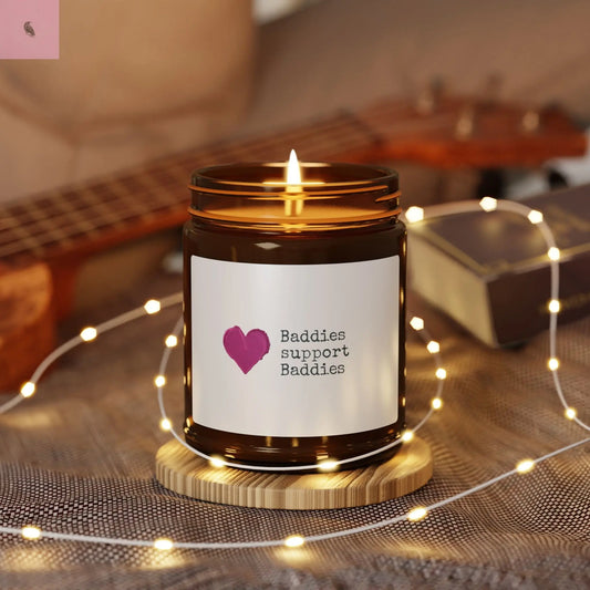 Scented Soy friendship Candle, gift for baddie, supportive candle, home decor, essential oils, home fragrance , Printify