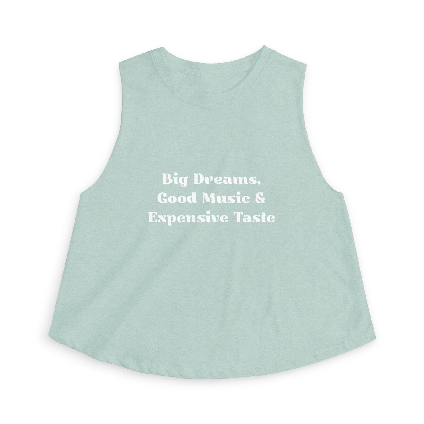 Women's Cropped tank top The flirty crow