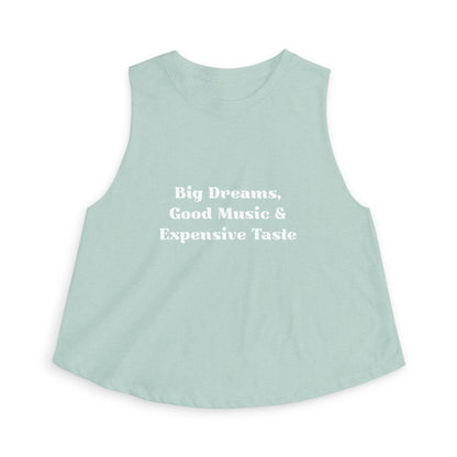 Women's Cropped tank top The flirty crow