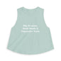 Women's Cropped tank top The flirty crow