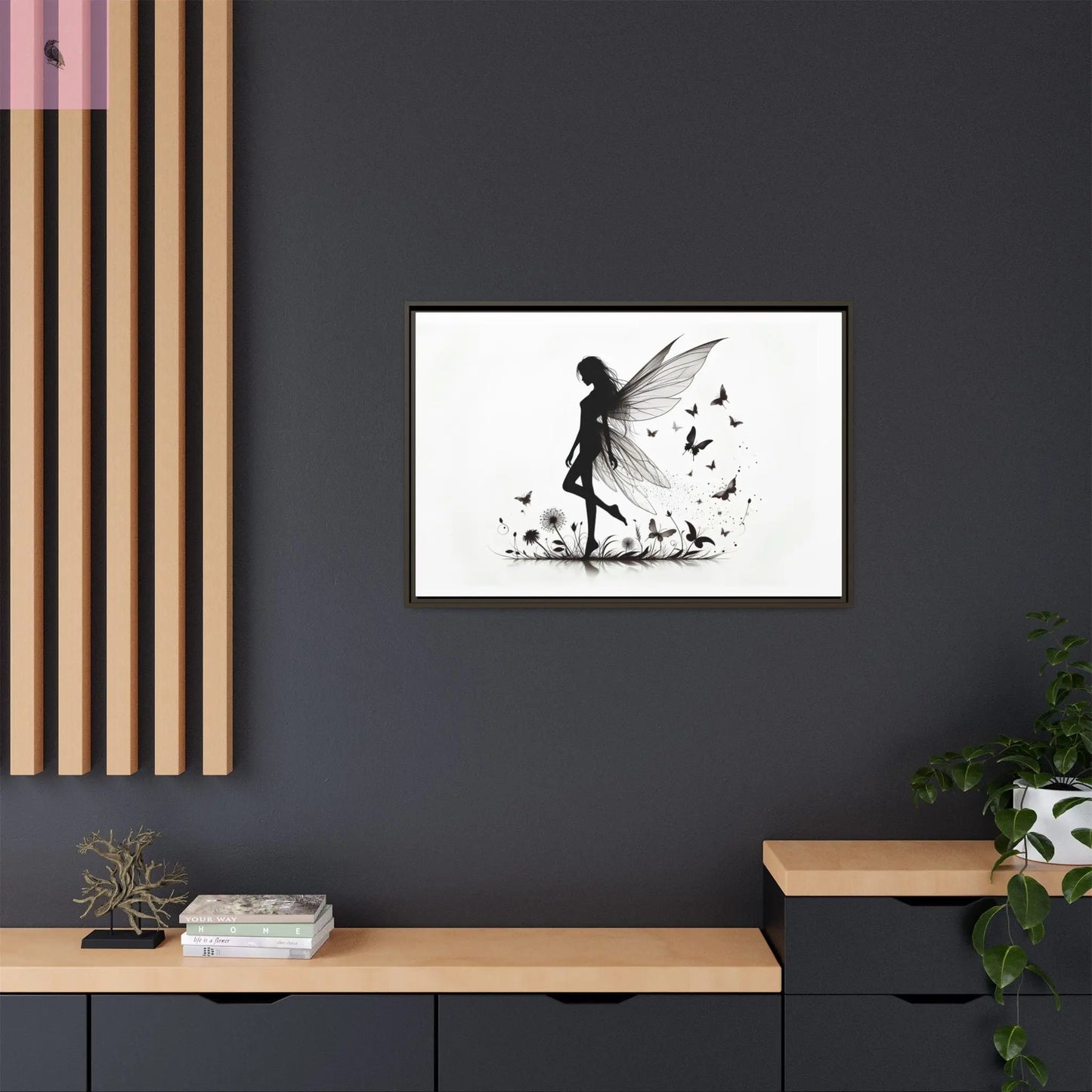 Fairy Canvas Wall Art - The flirty crow