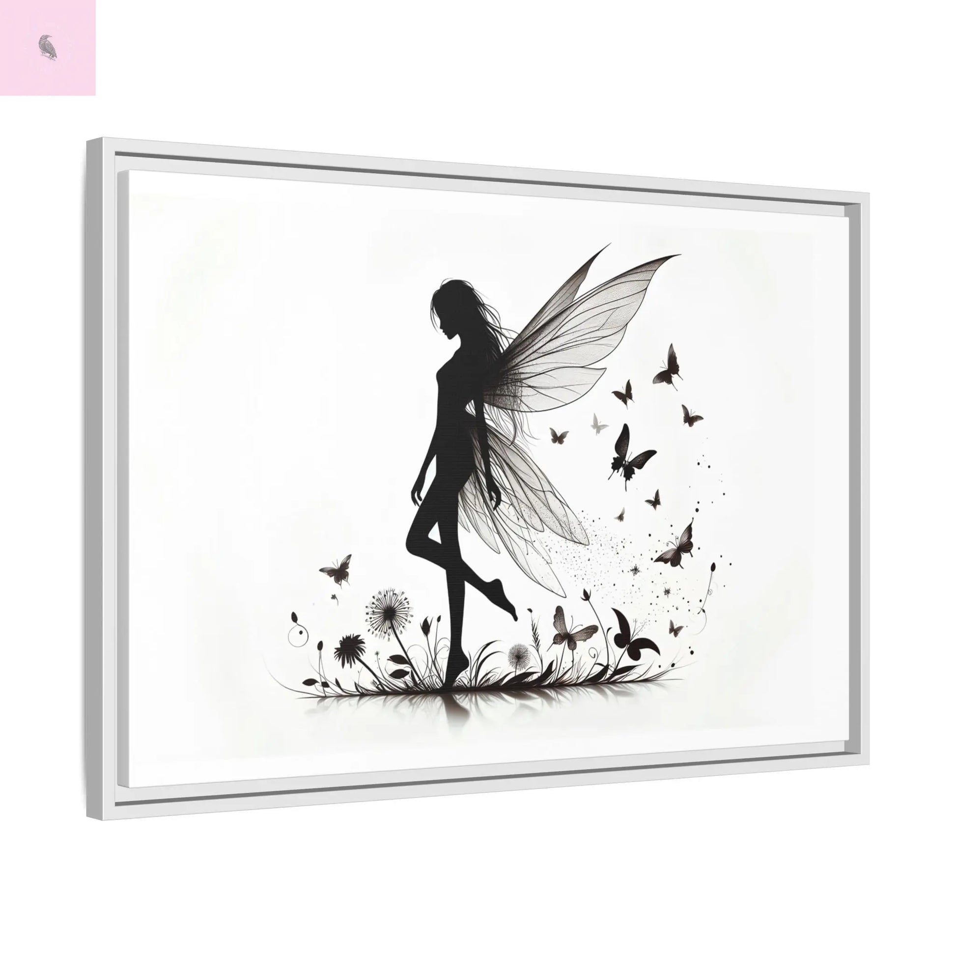 Fairy Canvas Wall Art - The flirty crow