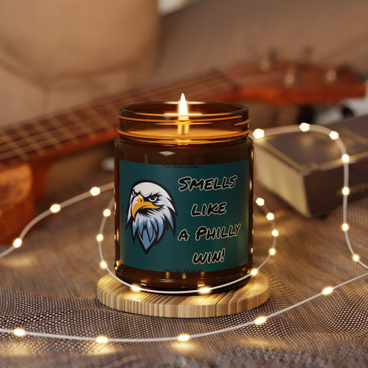 Philadelphia Eagles Game Day Scented Soy wax Candle, Gift for Philly fan