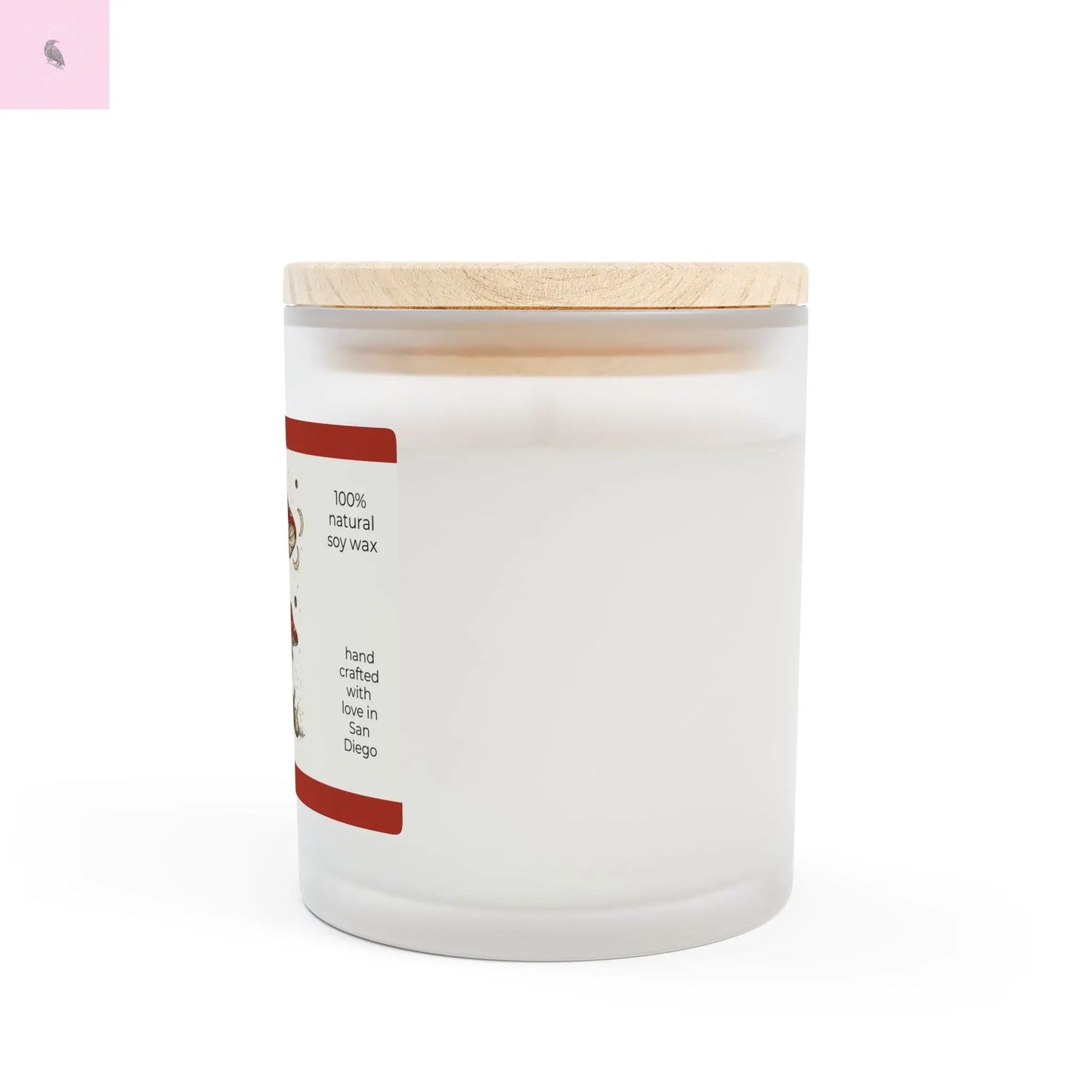 Whimsical Mushroom Soy Candle - "You Beautiful Soul Are The Magic" - 11oz Natural Glass Jar The flirty crow