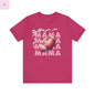 Football mama graphic soft cotton short sleeve quality printed  tee. Sports lover gift. the flirty crow
