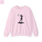 Female golf lovers crewneck fashion sweatshirt the flirty crow