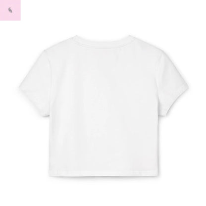 Cropped Baby Tee - Lucky Womens Cotton the flirty crow