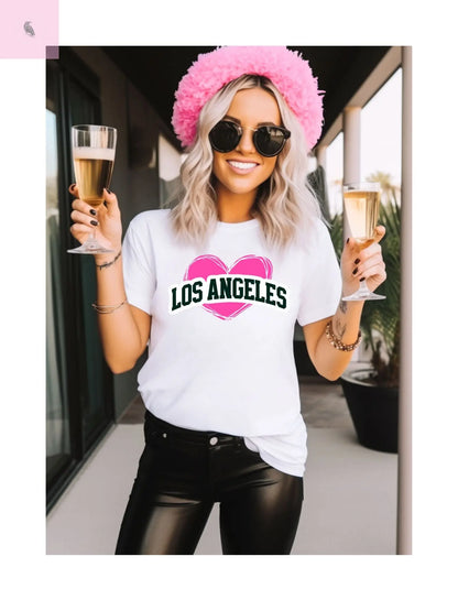 Los Angeles Lovers T-Shirt The flirty crow
