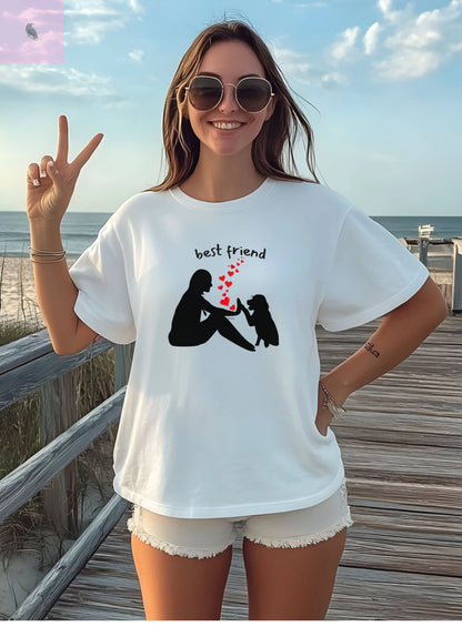 Dog Lovers Tshirt, Unisex Tee, Bella + Canvas, Dog Lover Gift, Cute, Fun, Cotton, Comfy Quality Shirt the flirty crow