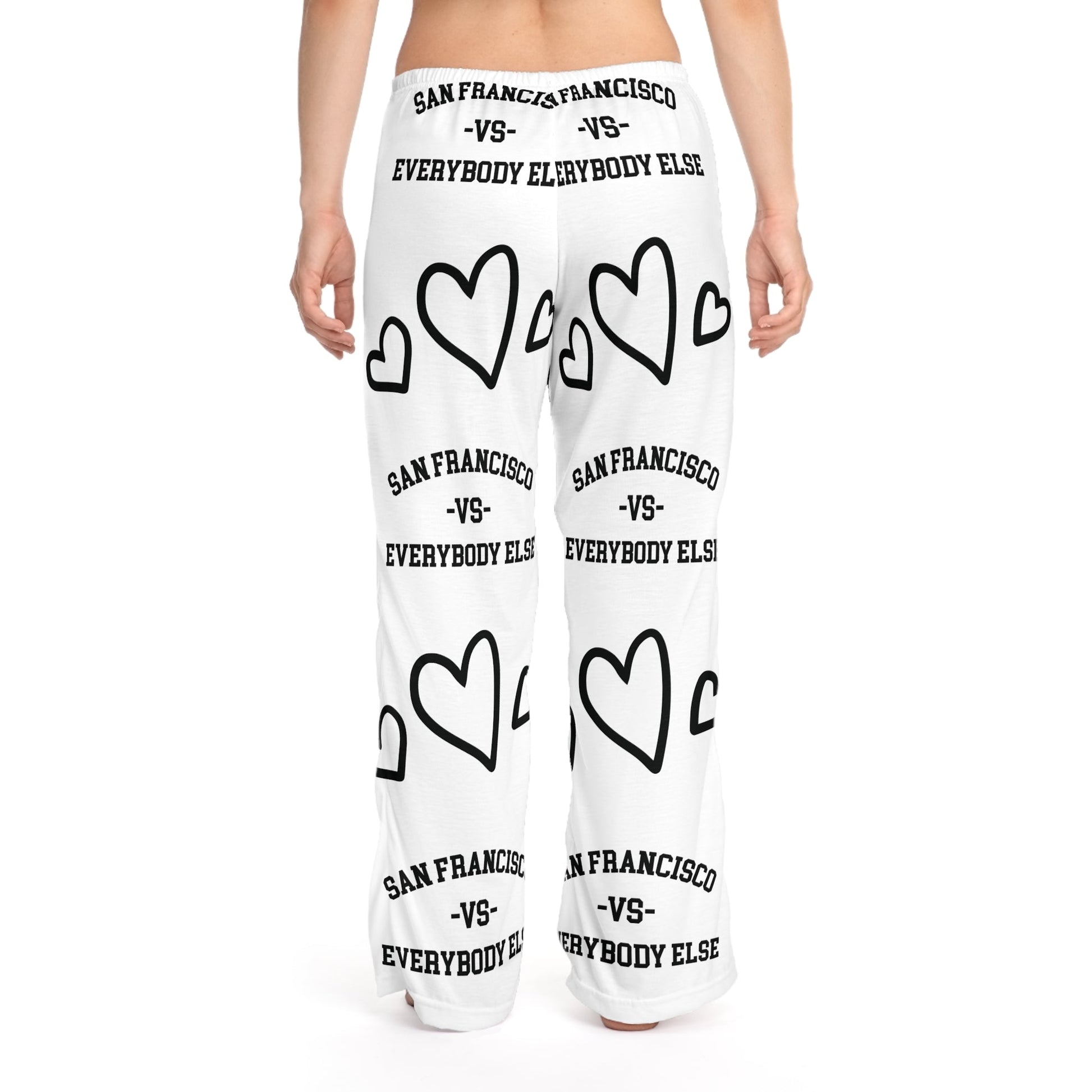 San Francisco Unisex Pajama Pants, San Francisco vs Everybody Else, gift for San Francisco Fan, The flirty crow