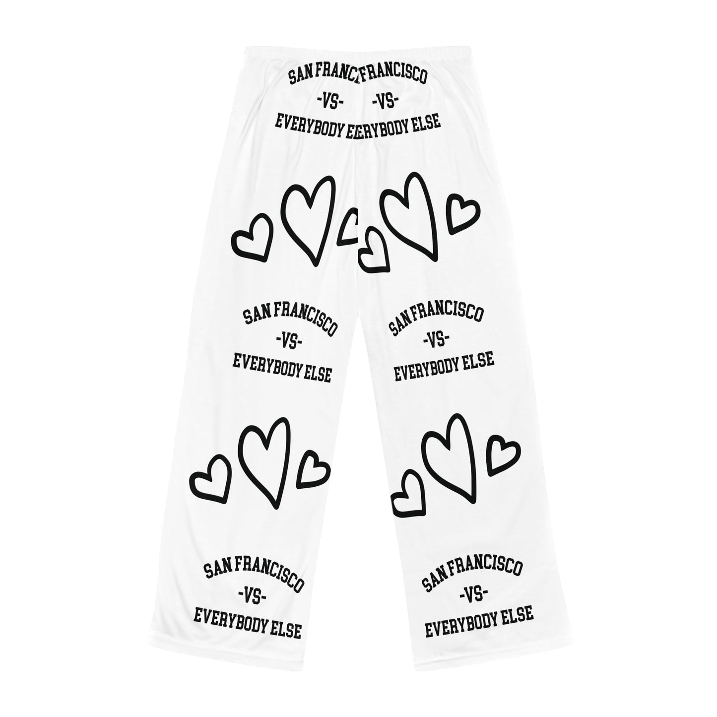 San Francisco Unisex Pajama Pants, San Francisco vs Everybody Else, gift for San Francisco Fan, The flirty crow