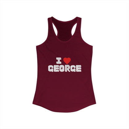 49er Fans George Kittle Women's Racerback Tank