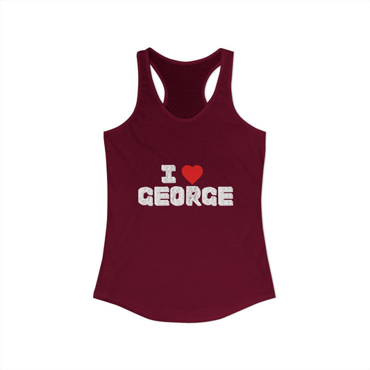 49er Fans George Kittle Women's Racerback Tank