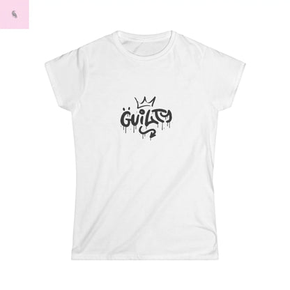 Graffiti Softstyle Tee - Trendy Women's T-Shirt the flirty crow