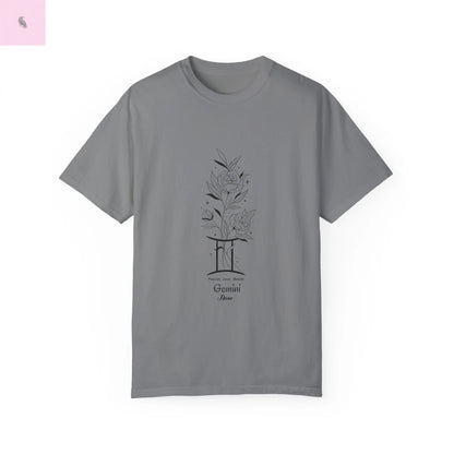 Gemini birth flower T-Shirt for Astrology Lovers The flirty crow