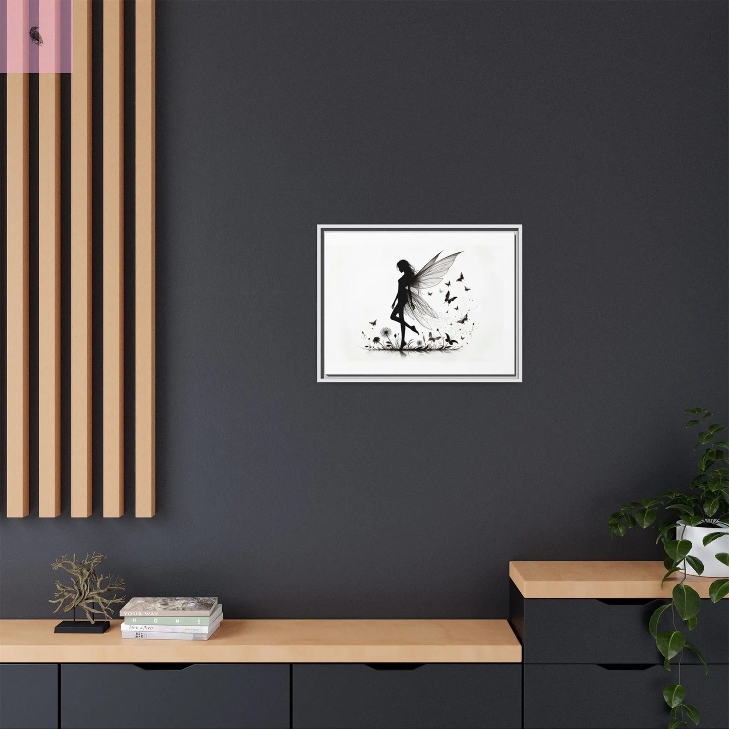 Fairy Canvas Wall Art - The flirty crow