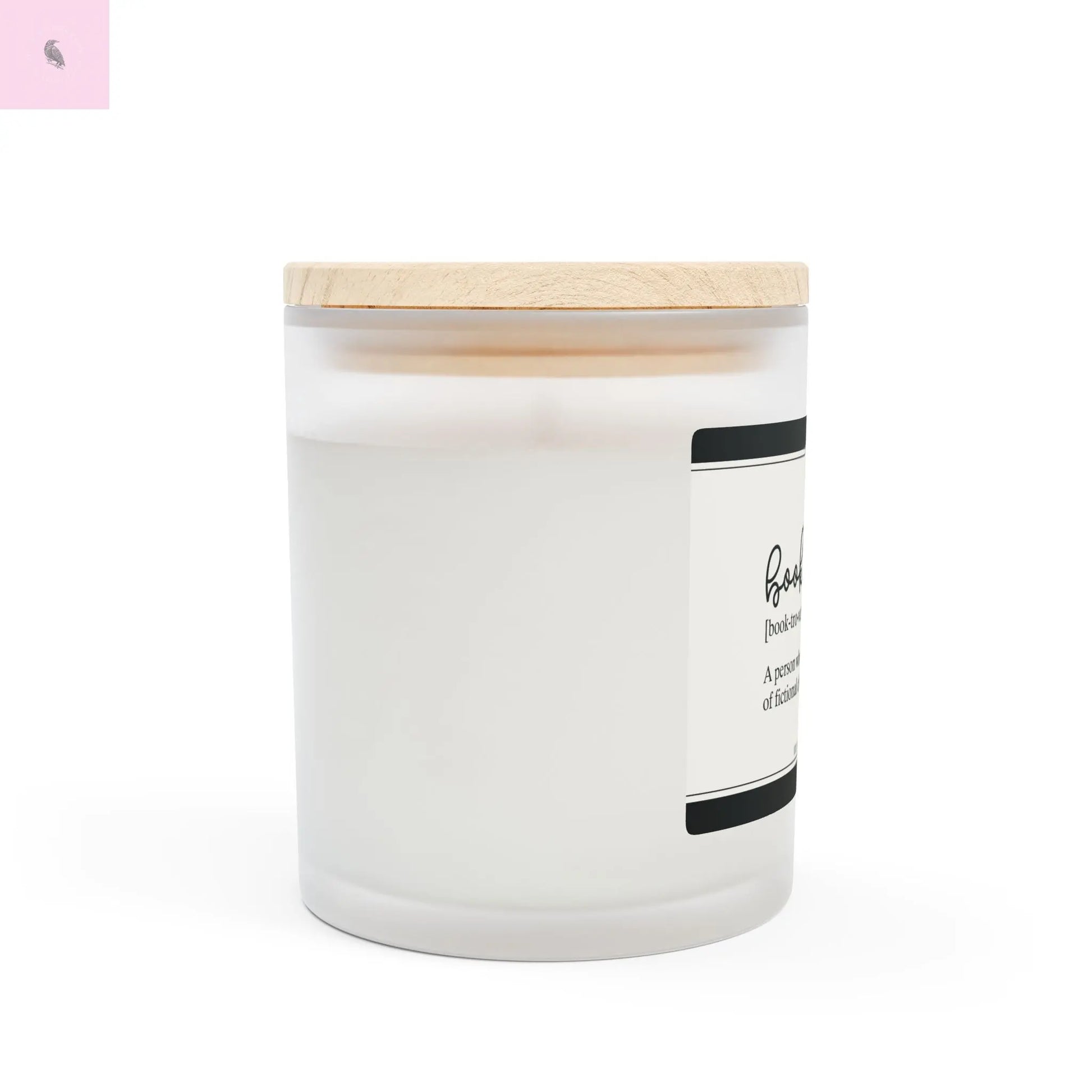 Booktrovert Candle - 11oz Frosted Glass Soy Candle for Book Lovers The flirty crow