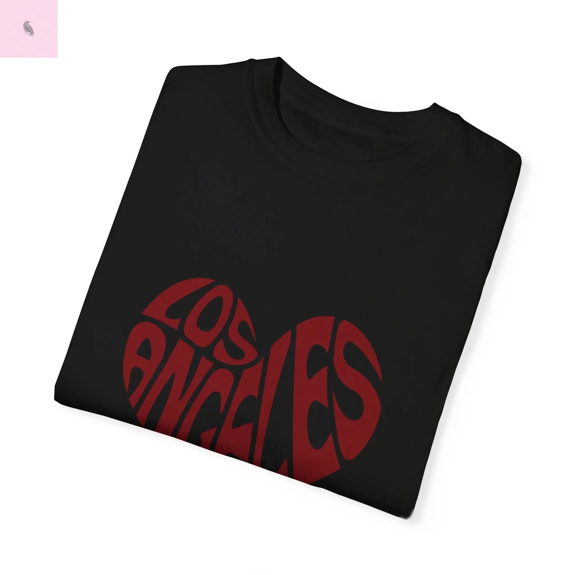 Los Angeles Heart Unisex Custom Colors  T-Shirt the flirty crow