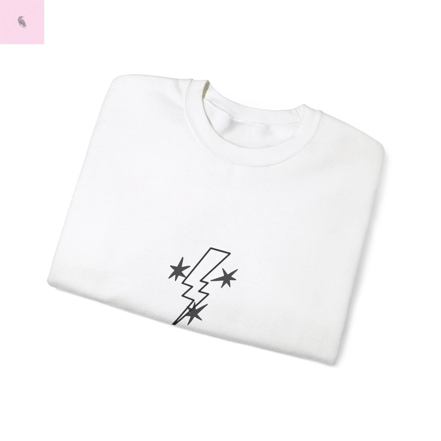 Lightning Bolt Crewneck Sweatshirt the flirty crow