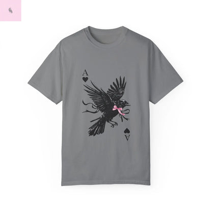 Crow Lovers Comfort Colors T-shirt - The flirty crow