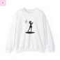 Female golf lovers crewneck fashion sweatshirt the flirty crow