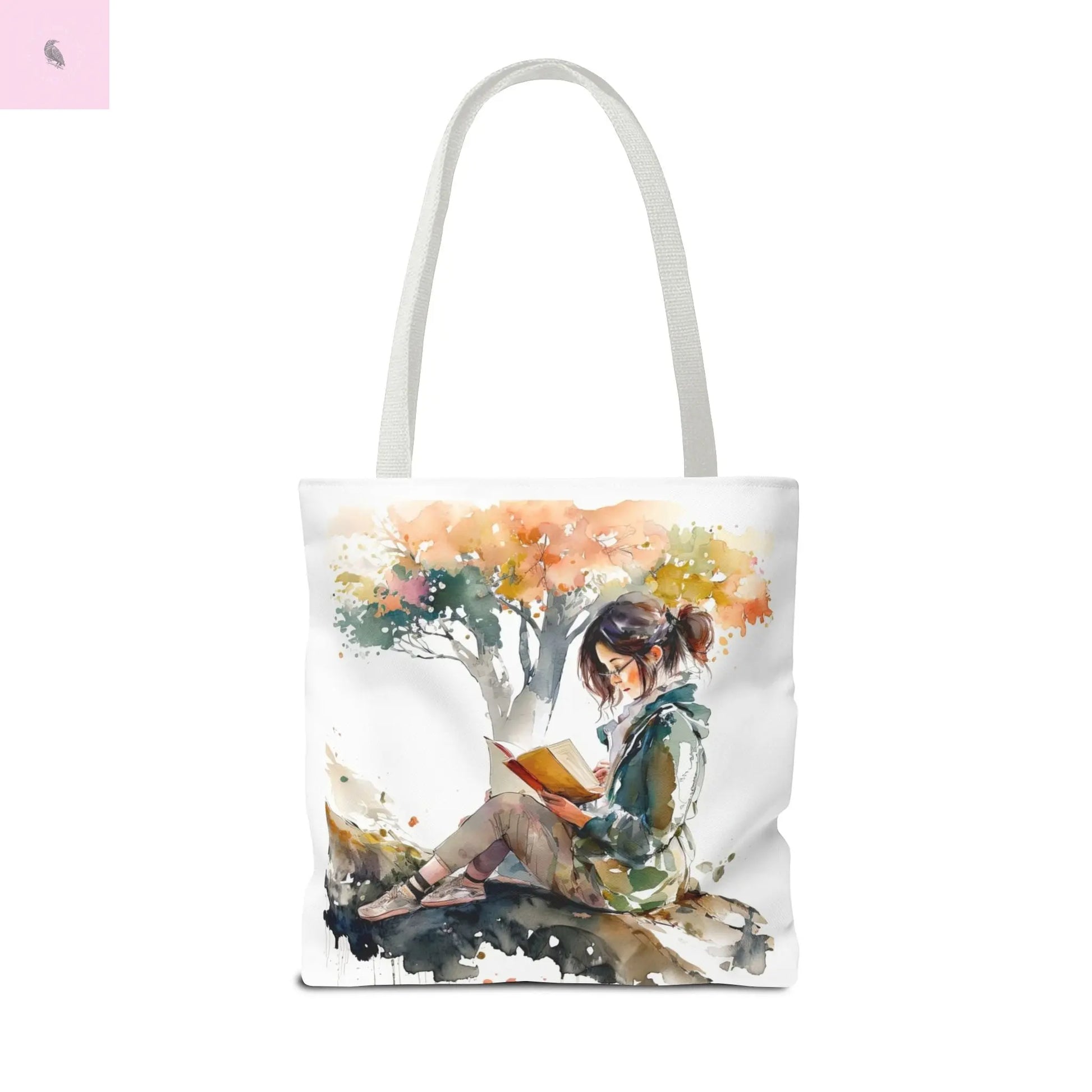 Reading Tote Bag, Literary Gift, Book Lover Tote, Eco-Friendly Bag, readers shopping Tote, book club bag The flirty crow