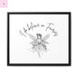 Fairies Canvas, Framed (Multi-color) - The flirty crow