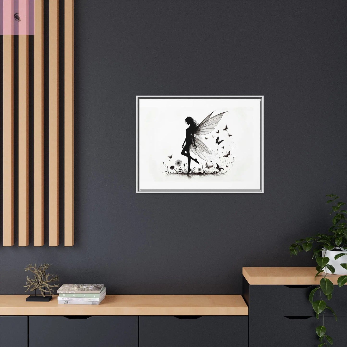 Fairy Canvas Wall Art - The flirty crow
