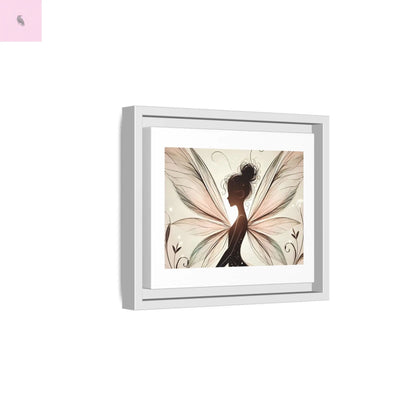 Framed Canvas Fairy wall art - The flirty crow