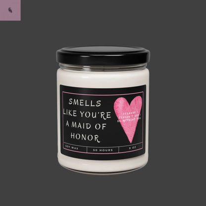 Maid of Honor Soy Candle The flirty crow
