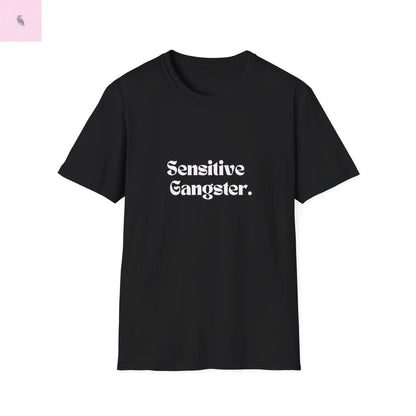 Sensitive Gangster tshirt,  Unisex  beachT-Shirt,  Funny summer top, Gift for Him/Her, Casual Wear, trending tee, cotton soft  top The flirty crow