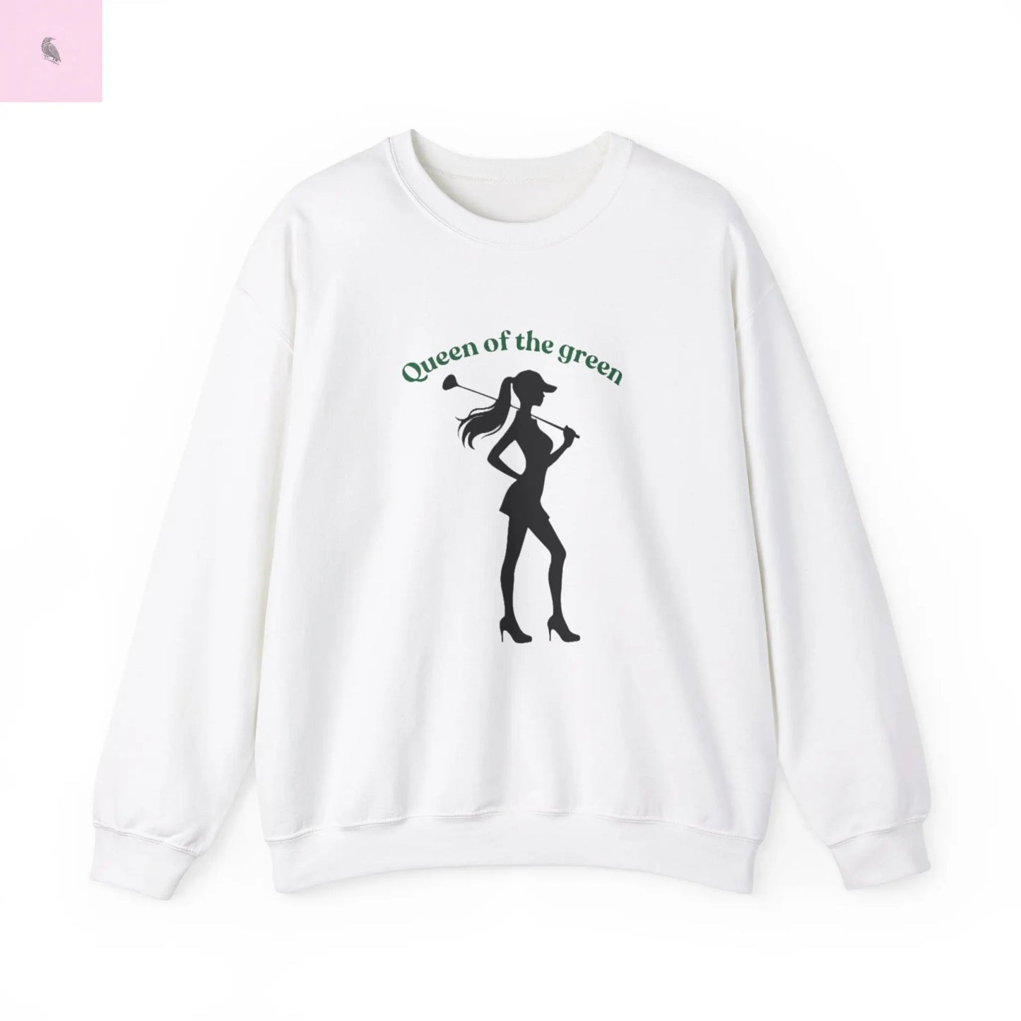 Golf Girl Unisex Sweatshirt, Golf Lovers Gift, Quality Cotton, Cute Sporty Design, Comfortable, Golf Apparel, Golf Clothing, Golf Tee, Golf the flirty crow