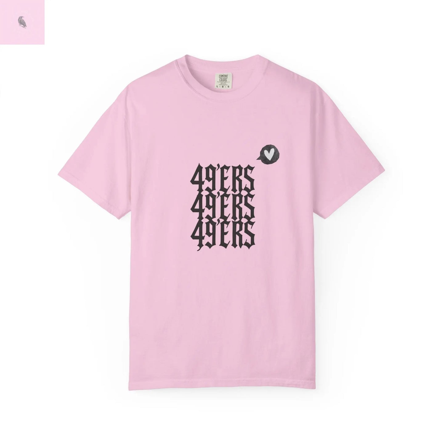 Vintage 49ers  Unisex T-Shirt - The flirty crow